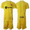 Barcelona Torwart Heimtrikot 2024-25 Kurzarm (+ kurze hosen)